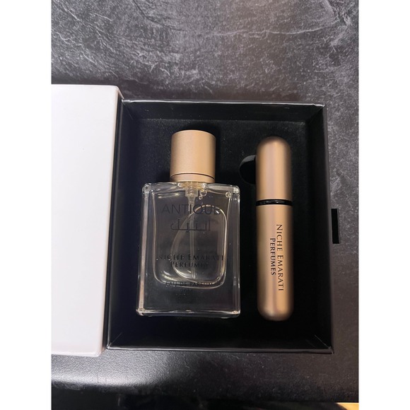Niche Emerati Perfumes Antique Eau de Parfum 0.65 FL OZ 20ml Travel Spray Set - Picture 4 of 4